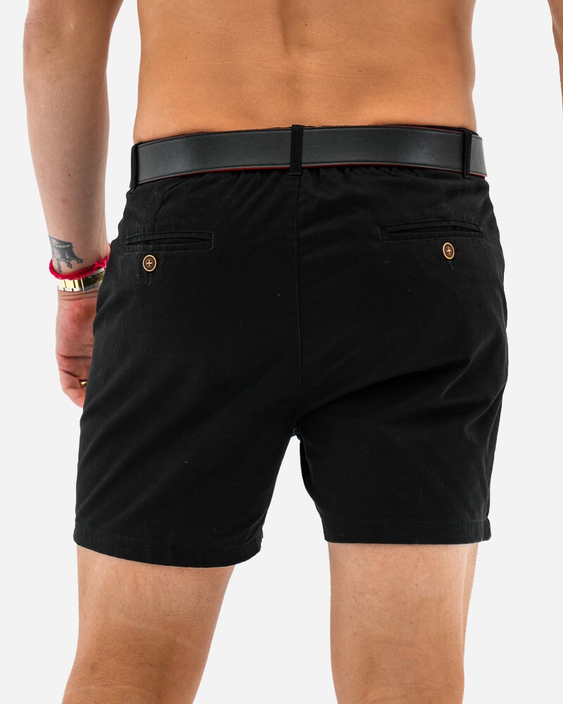 Double-Face Travel Shorts - Luxury Black