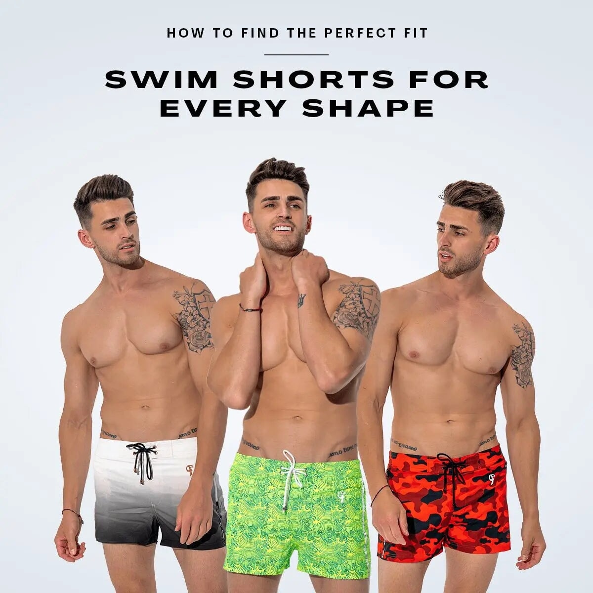 Swim Shorts for different body shapes - how to find the perfect fit