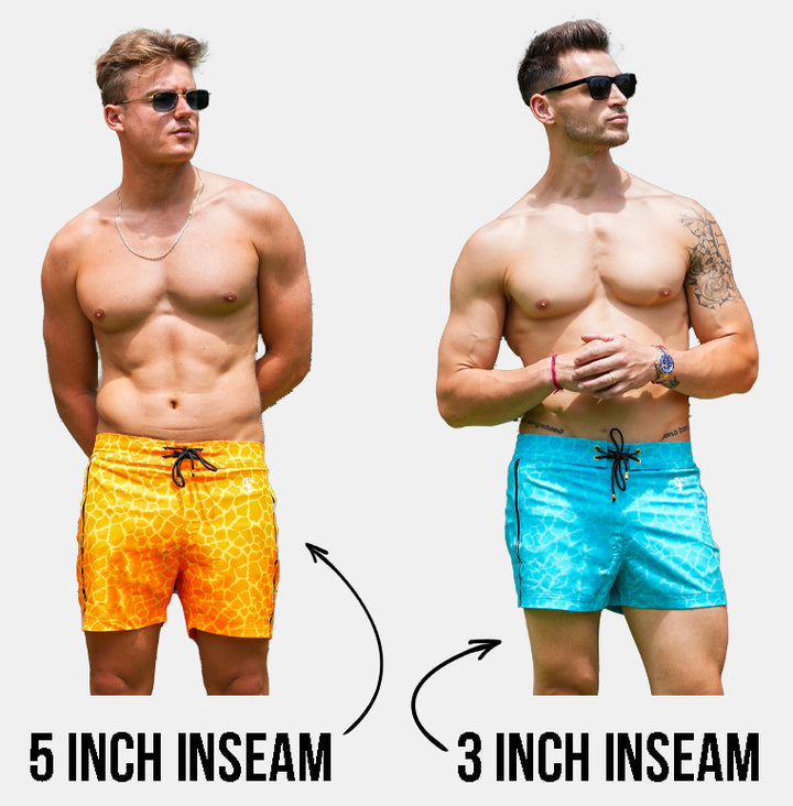 QRANSS Mens 7 inch Inseam Mens Swimming Trunks with Compression Liner 5  4-Way Stretch Bathing Suit Swim Shorts with Pockets (Small) : :  Clothing, Shoes & Accessories