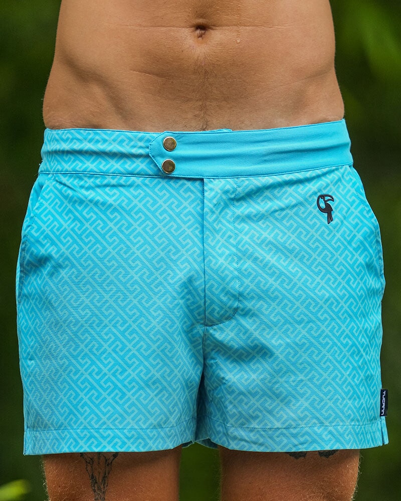 Luxe Swim Trunks - Aqua Swim Trunks Tucann 