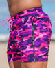 Pink Camo Swim Shorts - 5