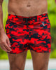 Red Camo Swim Shorts - 3