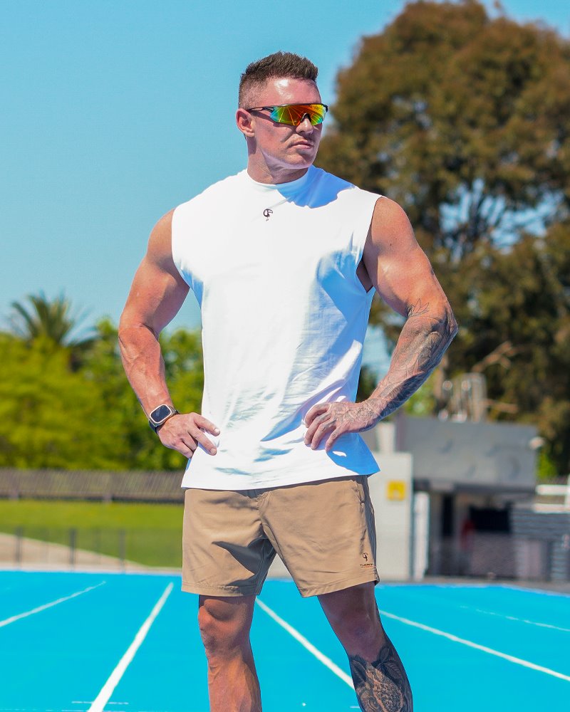 Sport Sleeveless - White SHIRT Tucann 