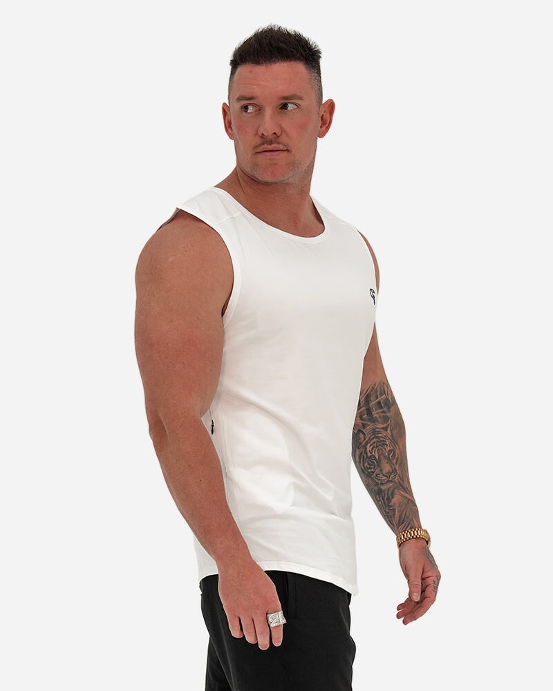 TUCANN SPORT SINGLET - WHITE SHIRT Tucann 