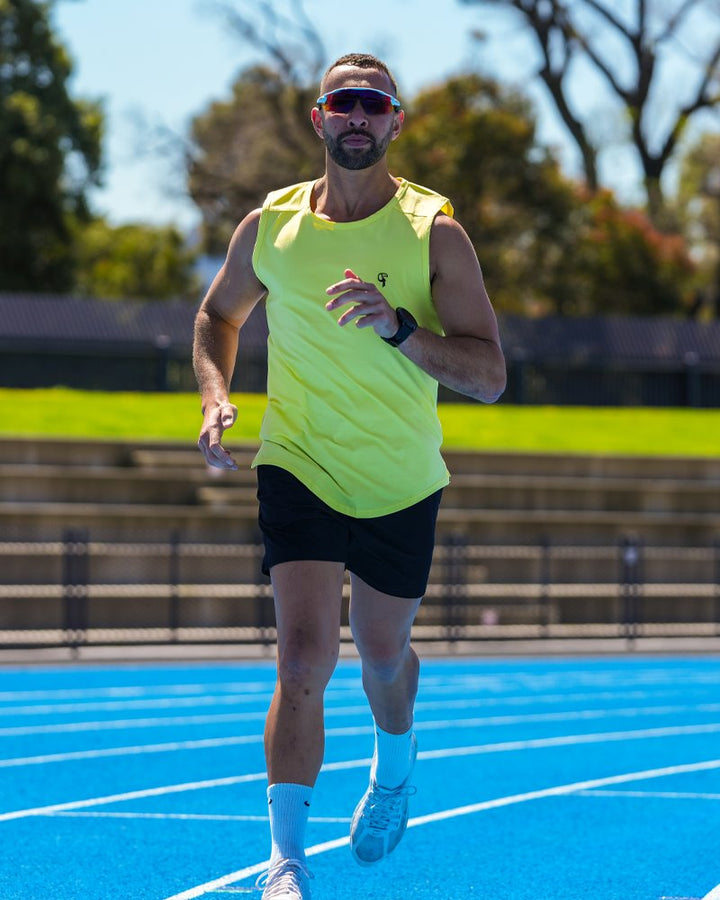 TUCANN SPORT SINGLET - YELLOW ( hold for Black Friday ) SHIRT Tucann 