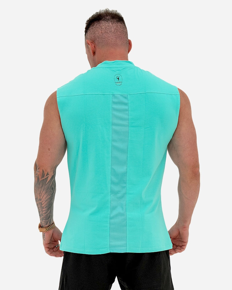 TUCANN SPORT SLEEVELESS TEE - BLUE SHIRT Tucann 