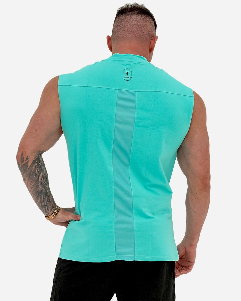 TUCANN SPORT SLEEVELESS TEE - BLUE SHIRT Tucann 