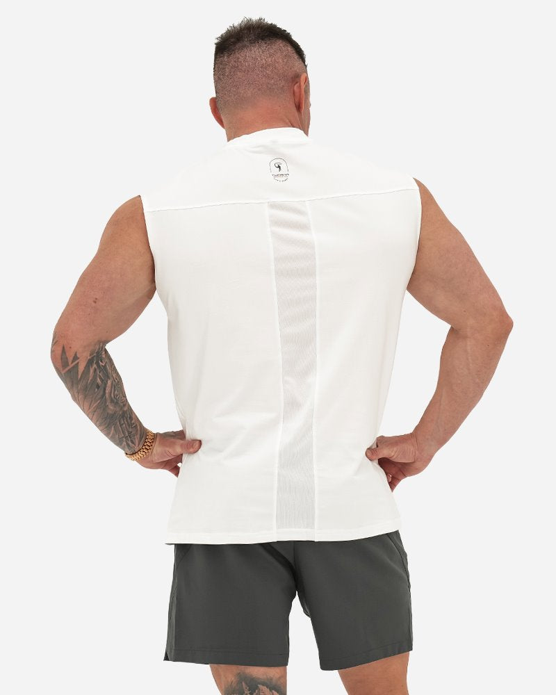 TUCANN SPORT SLEEVELESS TEE - WHITE SHIRT Tucann 