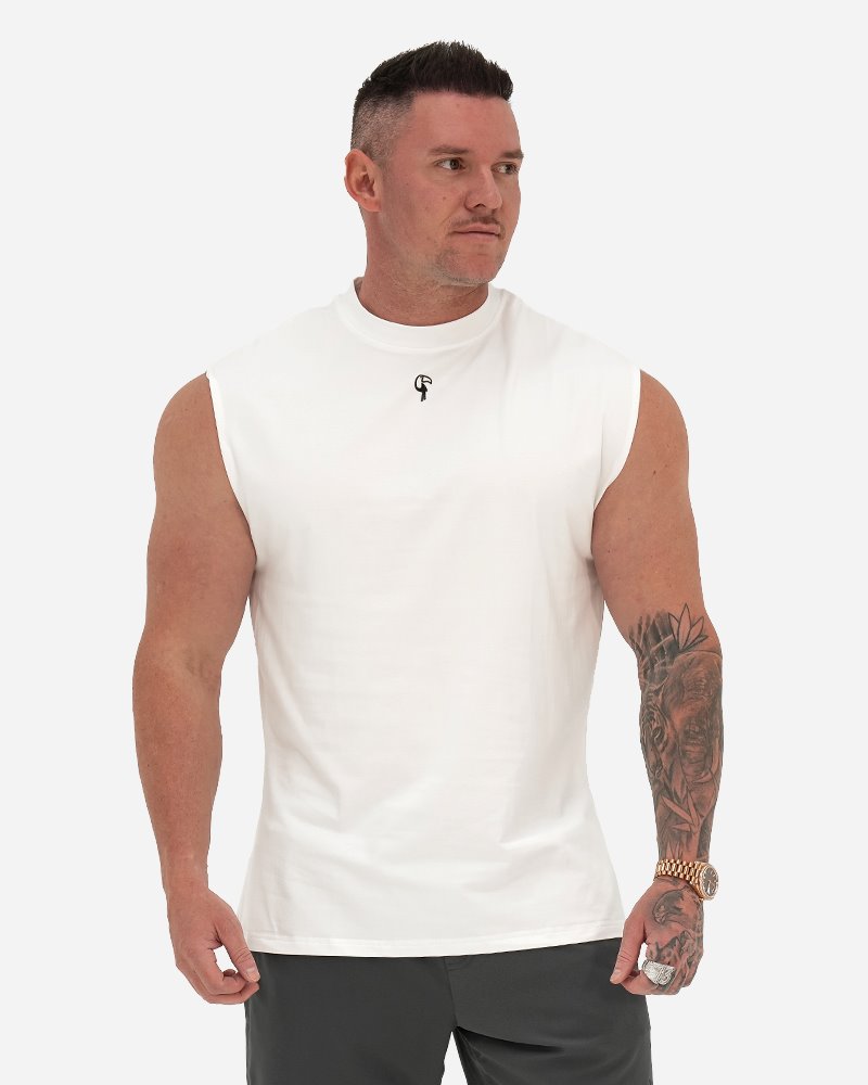 TUCANN SPORT SLEEVELESS TEE - WHITE SHIRT Tucann 