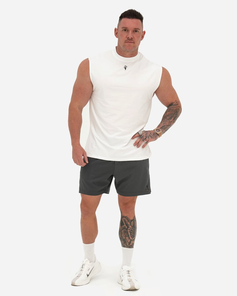 TUCANN SPORT SLEEVELESS TEE - WHITE SHIRT Tucann 