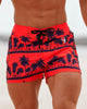 Black Palm Orange Swim Trunks Shorts / Board shorts Tucann 