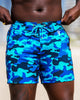 Blue Camo Swim Shorts - 5