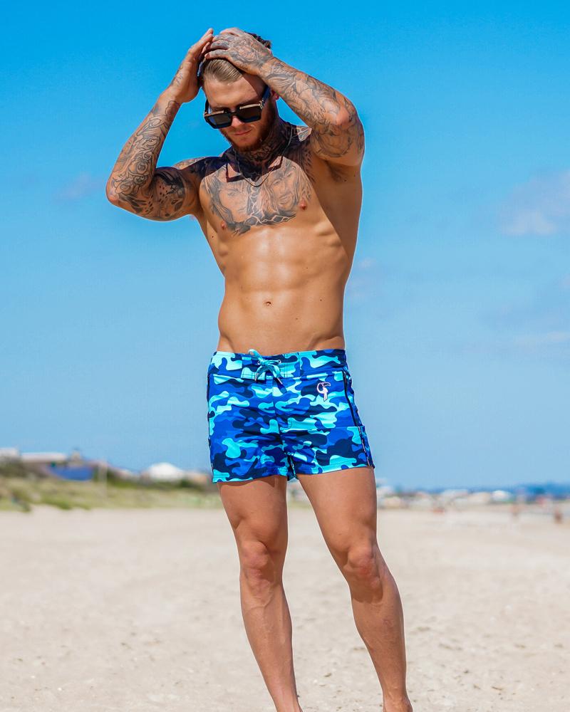 Teal sales swim shorts