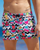 Cherry White Swim Shorts Shorts / Board shorts Tucann 