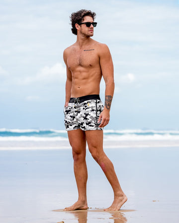 The Fins White Swim Short - Tucann America