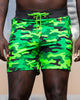 Jungle Green Camo Swim Trunks - 5