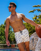 The Fins White Swim Shorts Shorts / Board shorts Tucann 