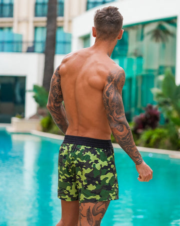 Traditional Camo Swim Trunks - 3